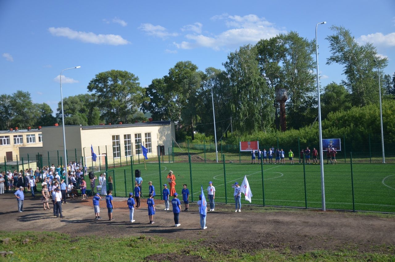 Петровка Завод авылында спорт мәйданчыгы ачылды&nbsp;