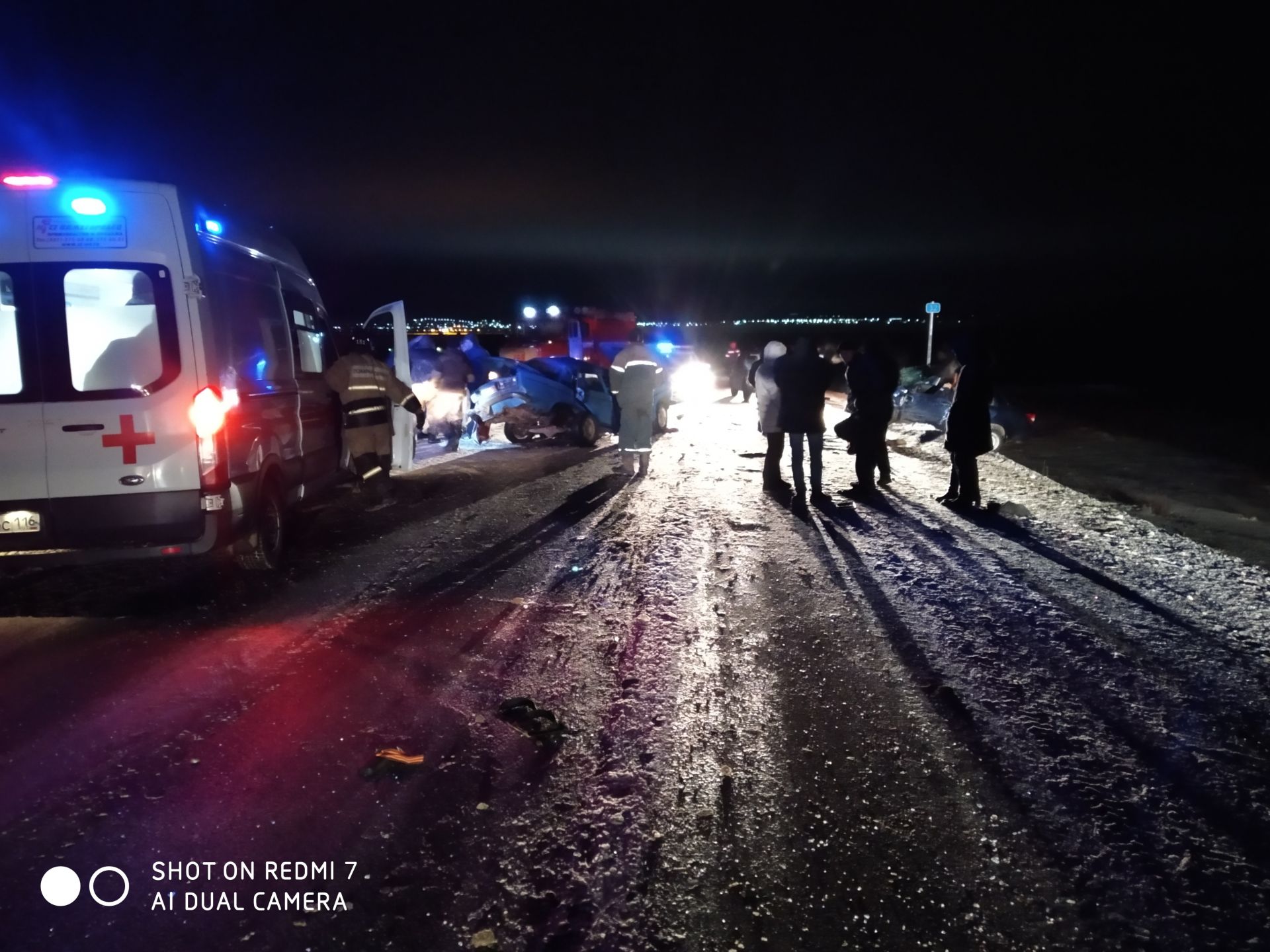 На автодороге Заинск-Сарманово произошло дорожно-транспортное происшествие