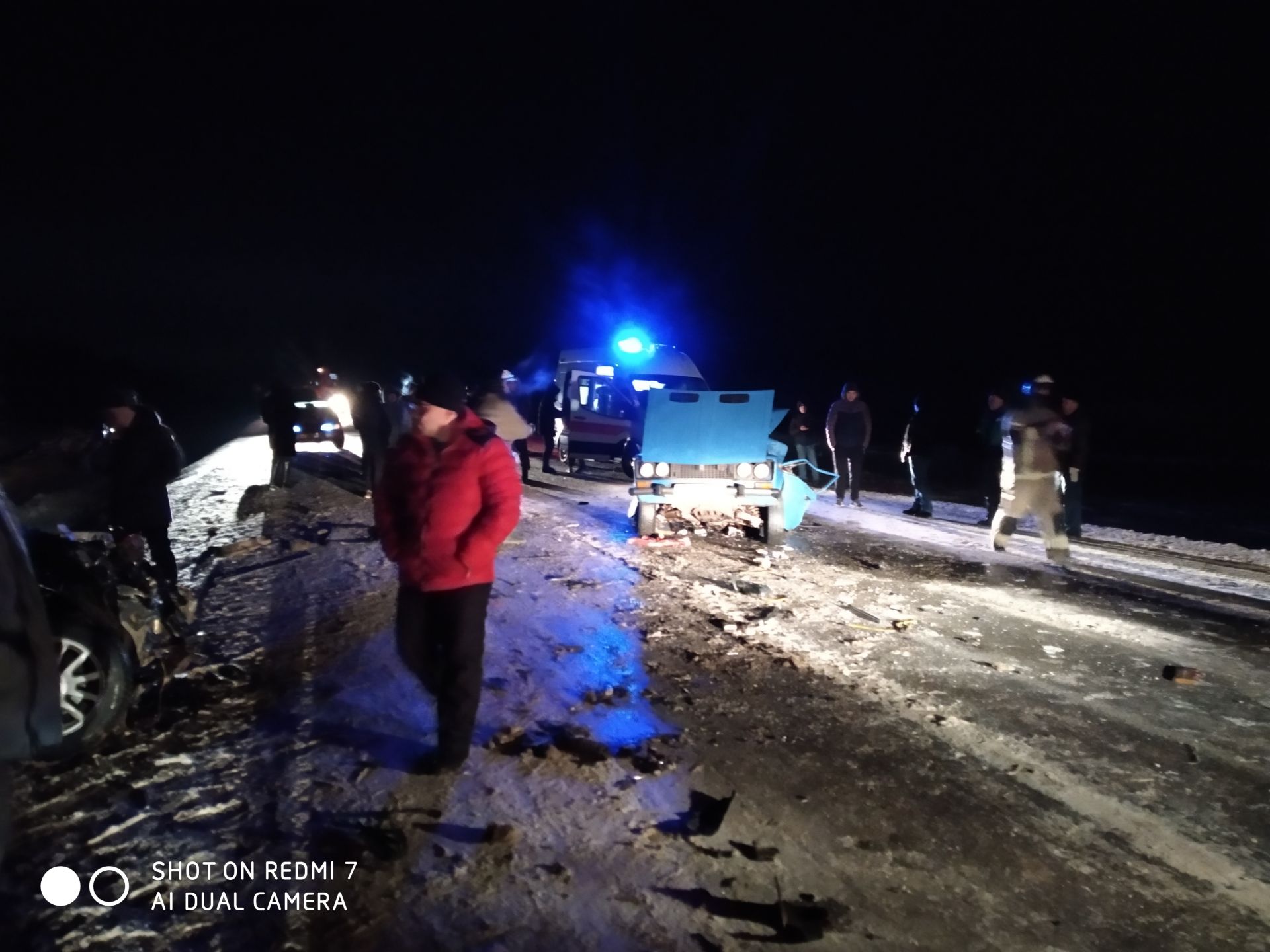 На автодороге Заинск-Сарманово произошло дорожно-транспортное происшествие