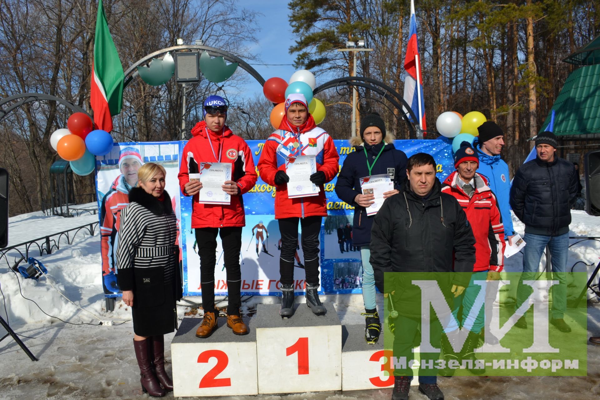 Сармановцы приняли участие в лыжных гонках