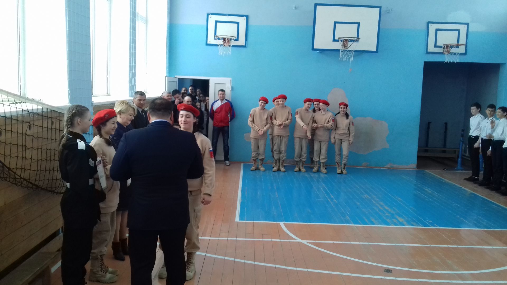 Сарман урта мәктәбе базасында «Аҗаган» хәрби-спорт уенының муниципаль этабы узды