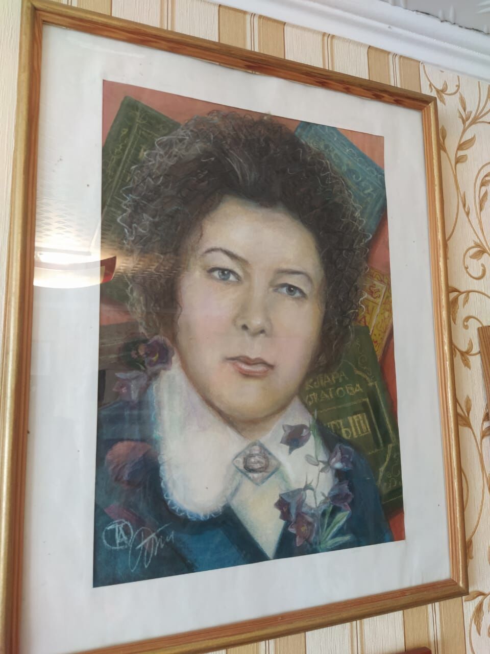 Клара Булатова музеен яшәгән йортында ясаган