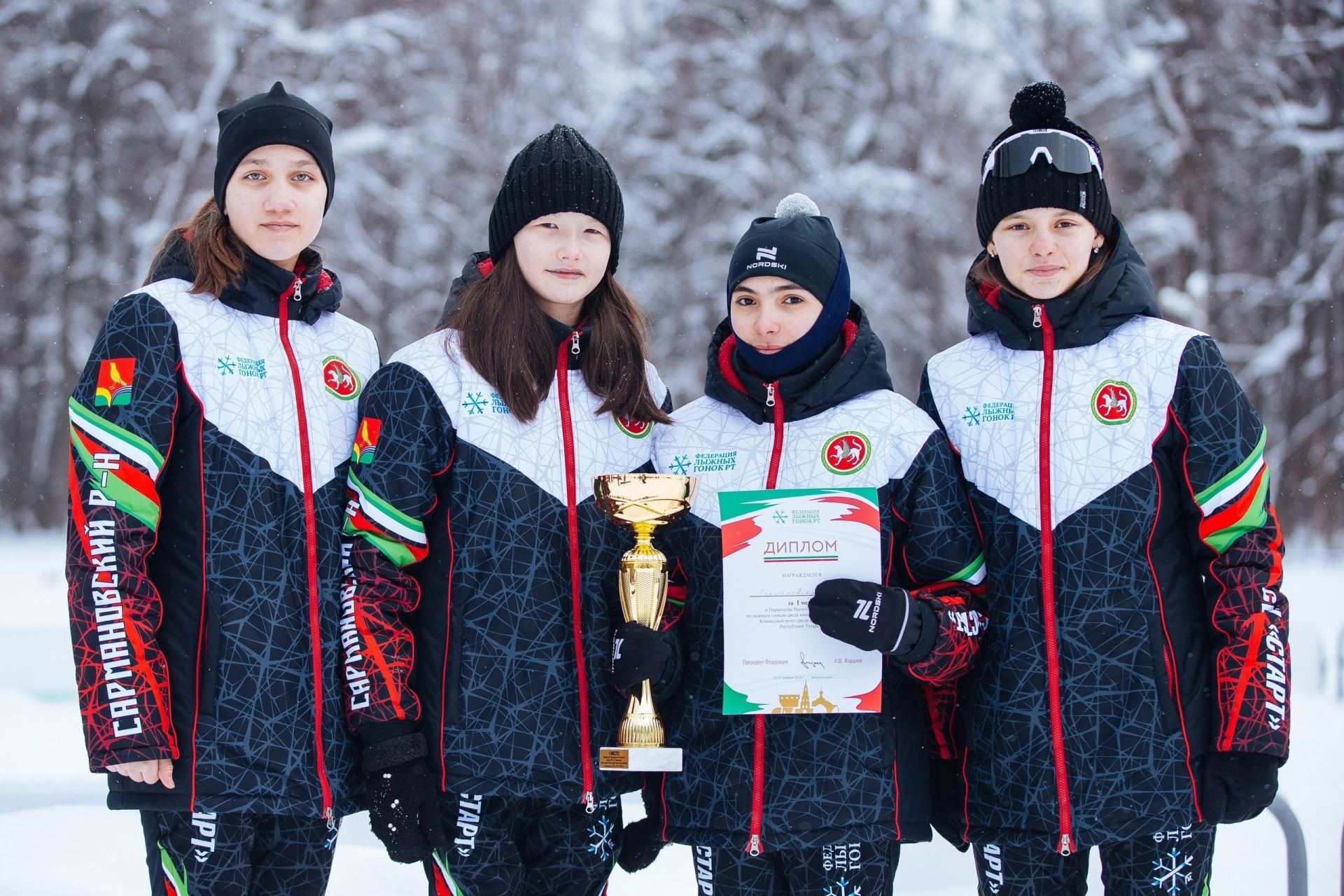 Команда района по лыжным гонкам стала лучшей в РТ