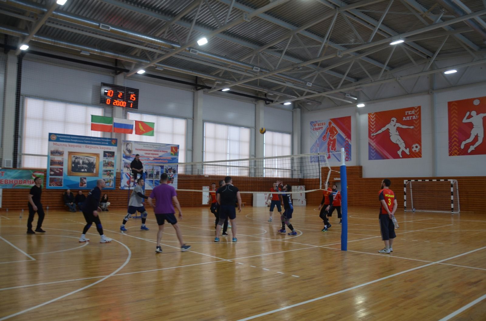 В Сарманово состоялся волейбольный турнир