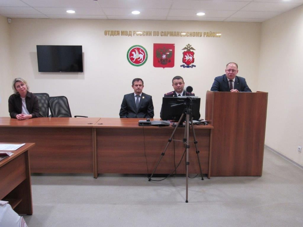 В районе наградили передовых сотрудников органов внутренних дел