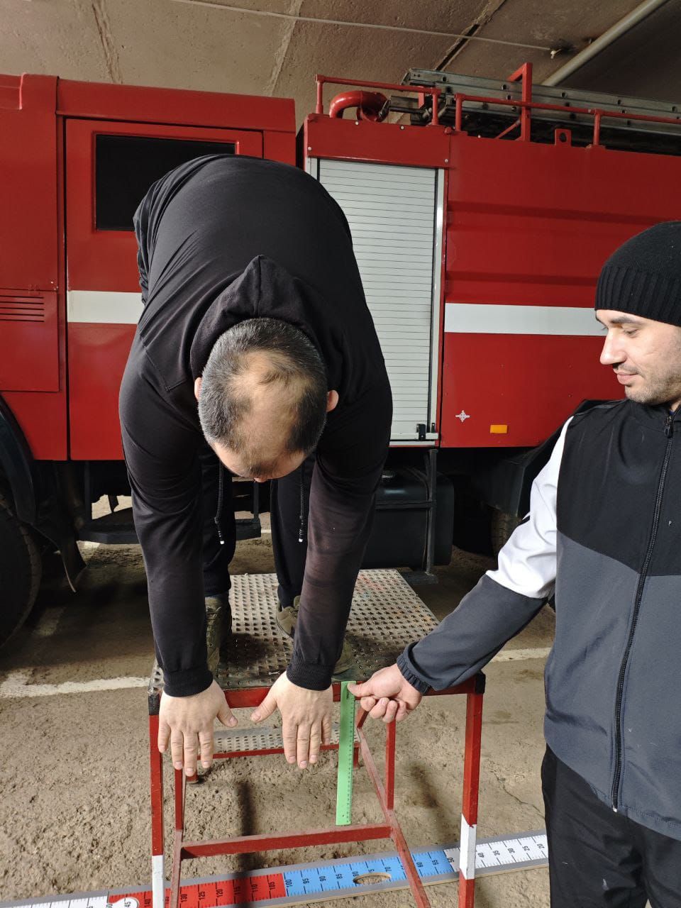 В Сармановской 131-й пожарно-спасательной части состоялась сдача нормативов ГТО