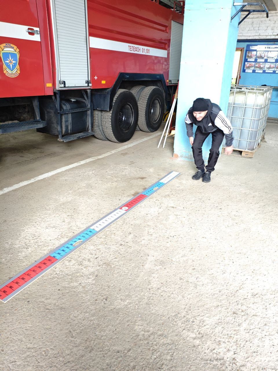 В Сармановской 131-й пожарно-спасательной части состоялась сдача нормативов ГТО