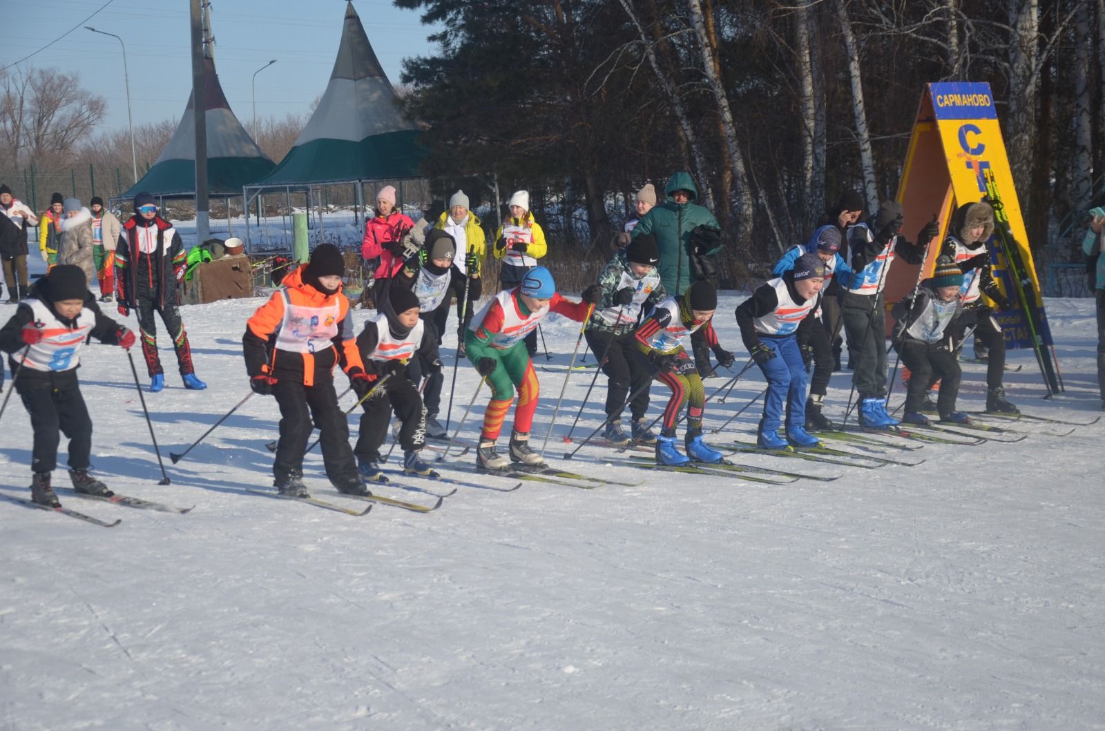 Районда чаңгычылар ярышты