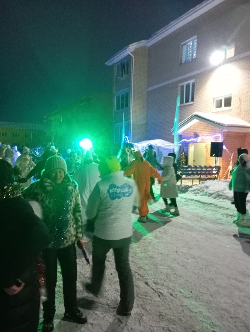 Сарманда күршеләр очраштылар