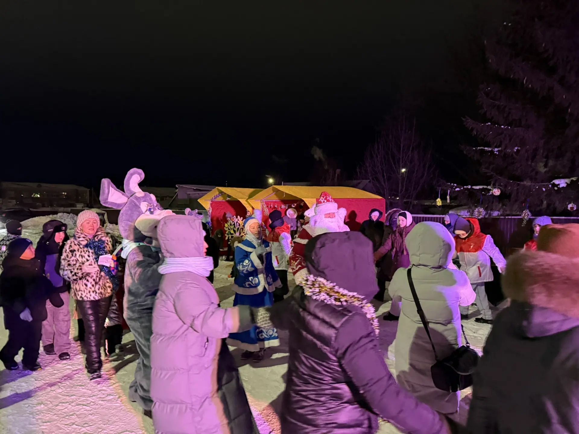 Сарманда күршеләр очраштылар