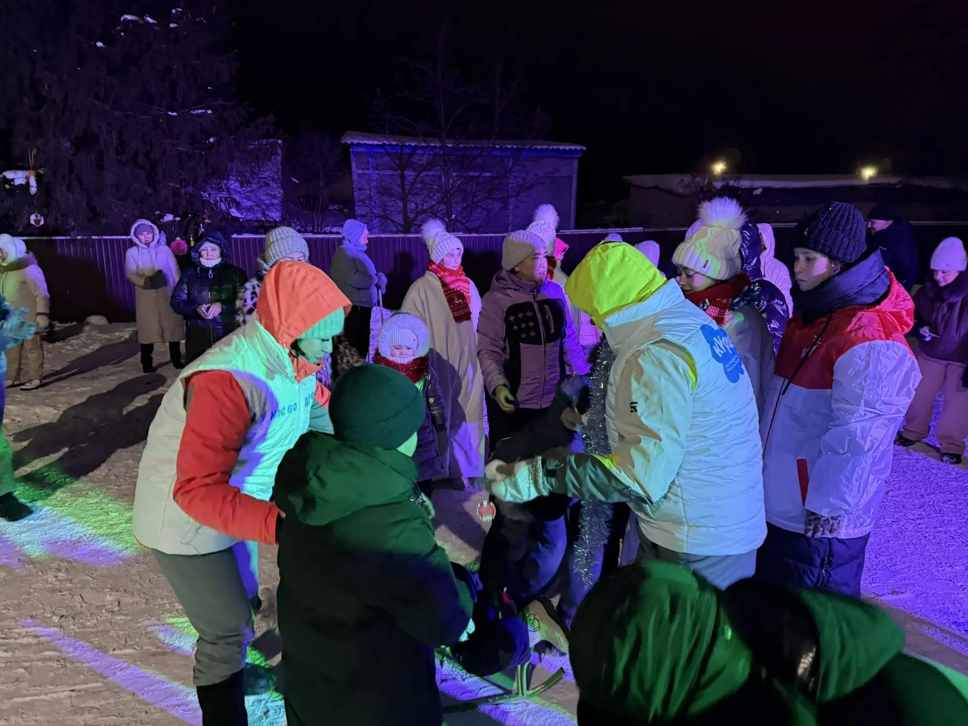 Сарманда күршеләр очраштылар