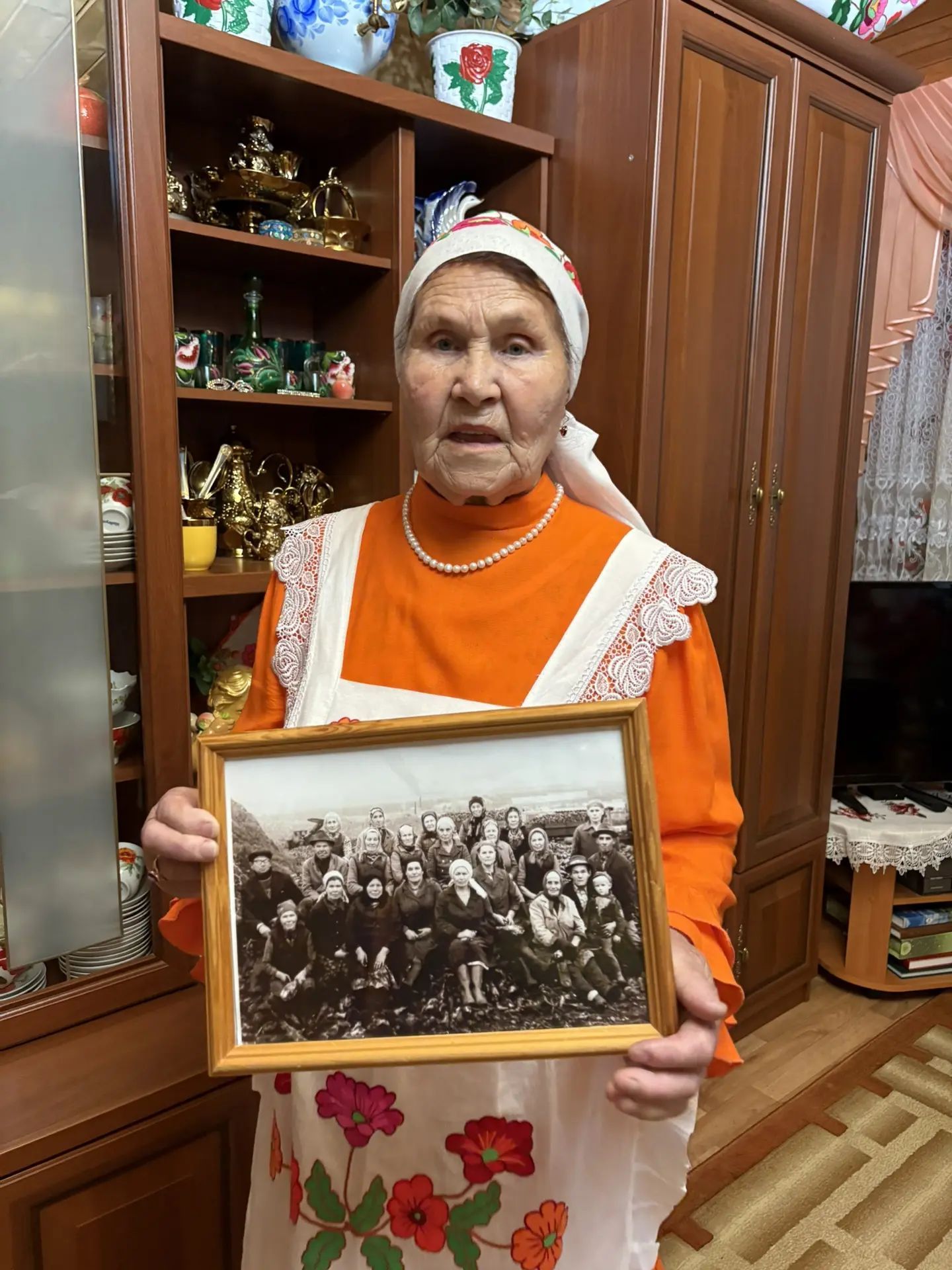 Куҗак килене Вәсилә Сәлимгәрәеваның кул эшләренә 70 еллык тарих яшеренгән