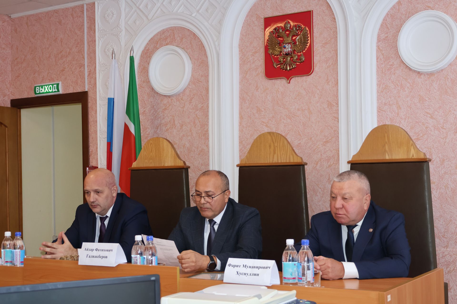 Район судында яңа суд рәисе белән таныштыру тантанасы үткәрелде