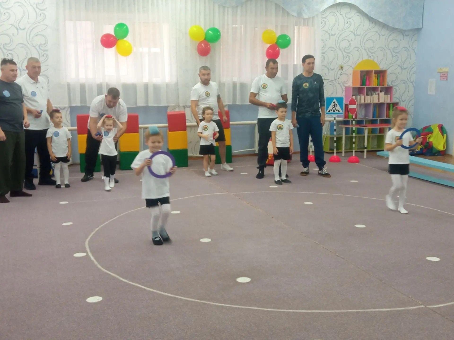 В Джалильском детском саду «Теремок» состоялась игра «Папы на старте»
