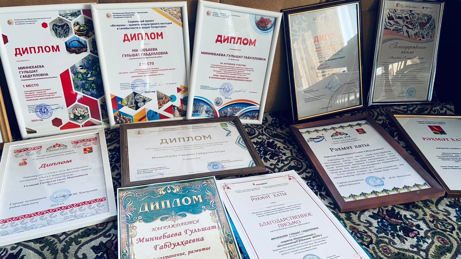 Гөлшат апа ясаган курчаклар Америка татарларының да бәйрәмен бизи