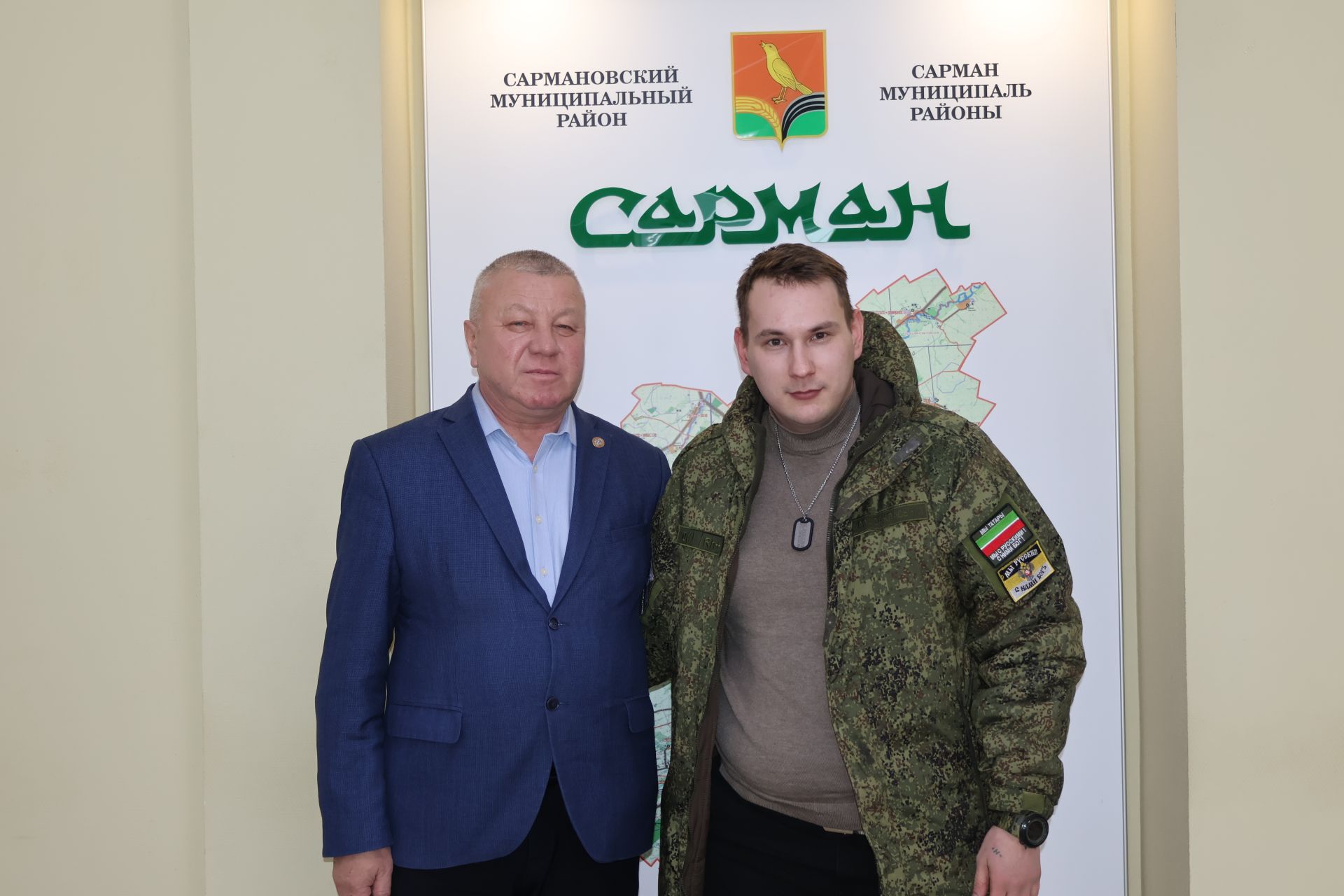 Фарит Хуснуллин встретился с ветераном СВО Наилем Разяповым