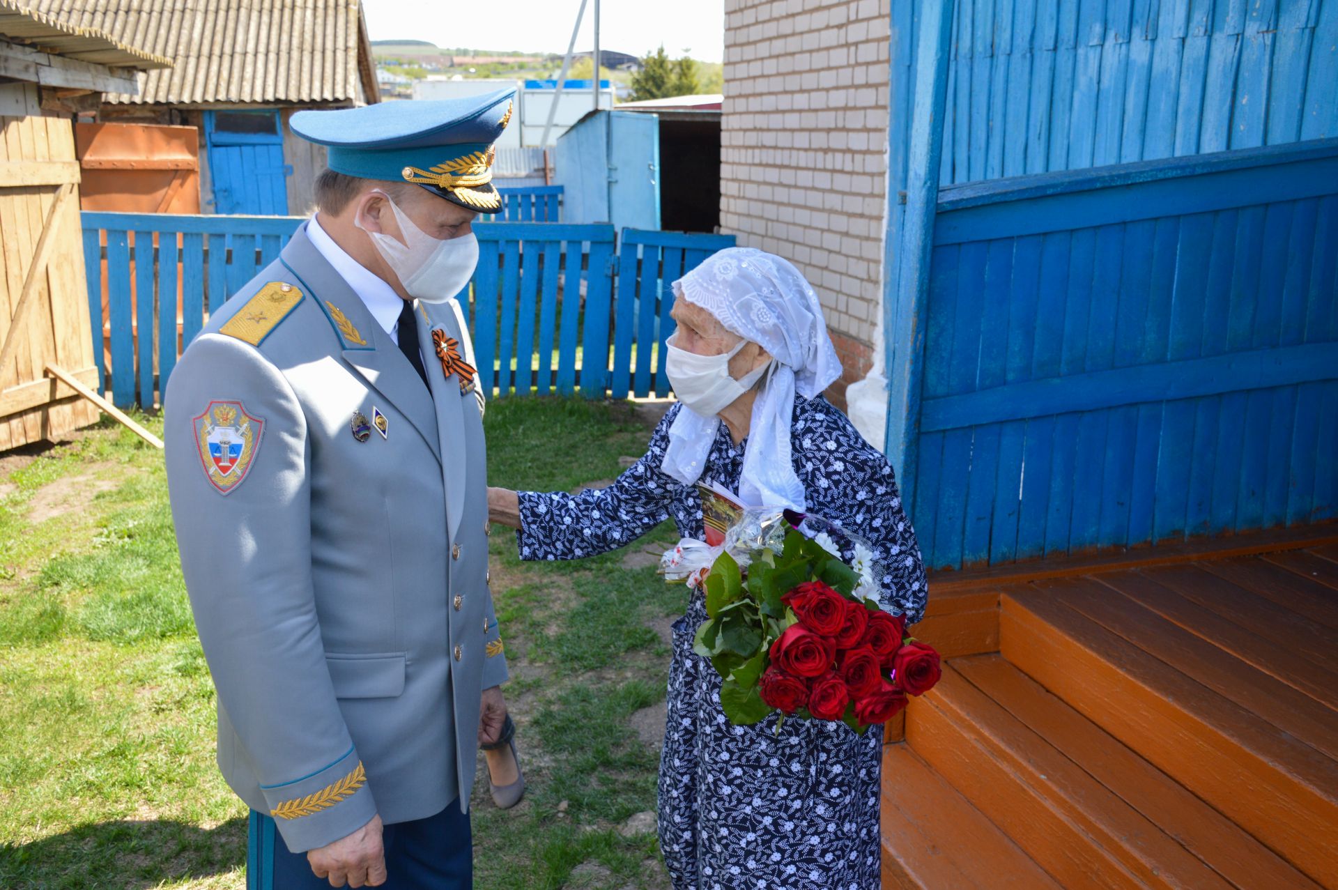 9 мая. Поздравление ветеранов в Сарманово