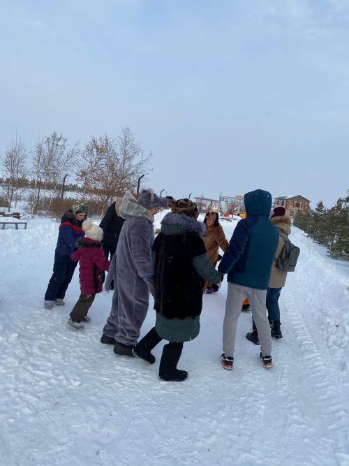 Сарман балалары Илектә күңел ачтылар