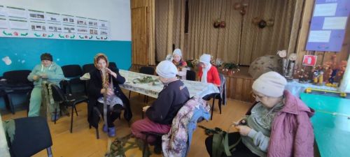 Югары Чыршылыда  маскировкалау челтәре үрәләр