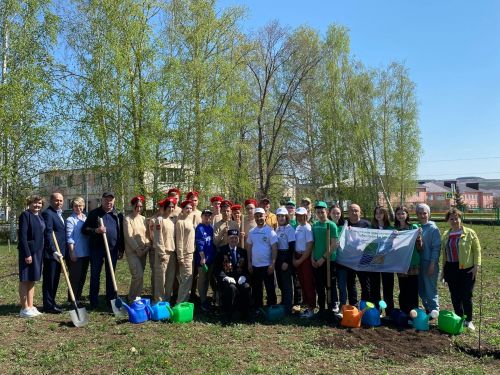 Сарман урта мәктәбендә «Хәтер бакчасы» акциясе үтте
