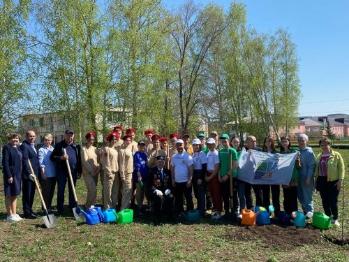 Сарман урта мәктәбендә «Хәтер бакчасы» акциясе үтте