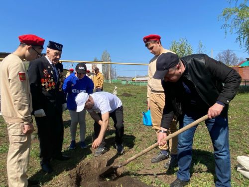 Сарман урта мәктәбендә «Хәтер бакчасы» акциясе үтте