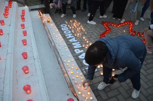 Сарманда «Хәтер шәме» акциясе үтте