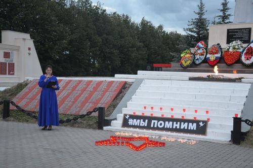 Сарманда «Хәтер шәме» акциясе үтте