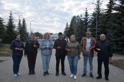 Сарманда «Хәтер шәме» акциясе үтте