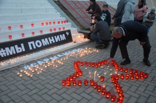 Сарманда «Хәтер шәме» акциясе үтте