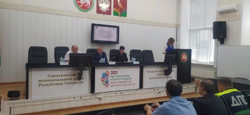 Сарманда юл хәрәкәте иминлеген тәэмин итү комиссиясе утырышы оештырылды