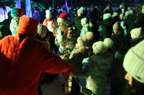 Рождественская феерия озарила Сарманово
