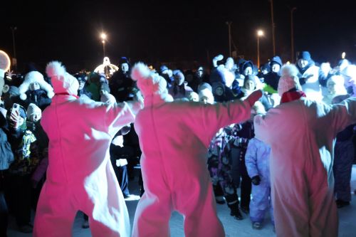 Рождественская феерия озарила Сарманово