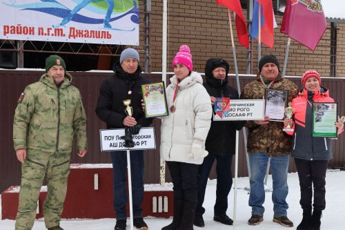 На соревнованиях по лыжам в Джалиле участвовали представители 21 района