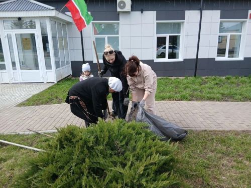 «Сарман-информ» хезмәткәрләре санитар сәгатькә кушылдылар