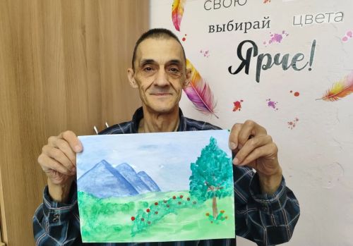 В Джалильском доме-интернате состоялся мастер-класс по живописи