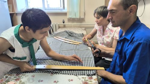 В Сармановском центре «Шафкат» состоялось занятие по портновскому дел