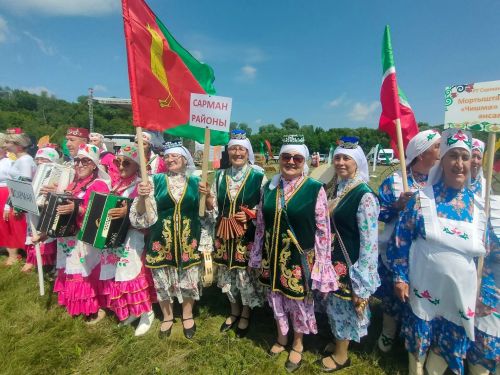 Район коллективлары «Кымыз бәйрәме»ндә катнаштылар