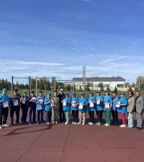 Жители Сарманово серебряного возраста сдали нормативы ГТО