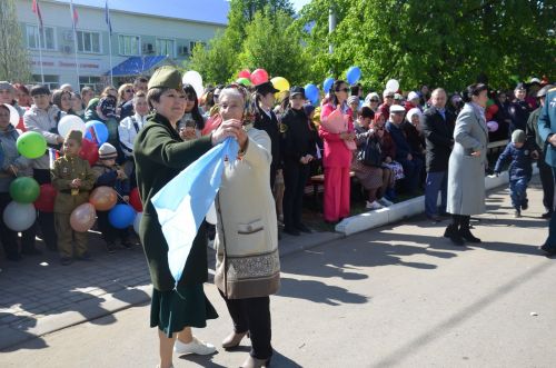 В Сарманово отметили 78-летие Великой Победы