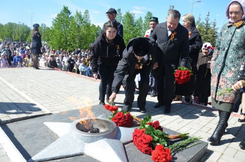 В Сарманово отметили 78-летие Великой Победы