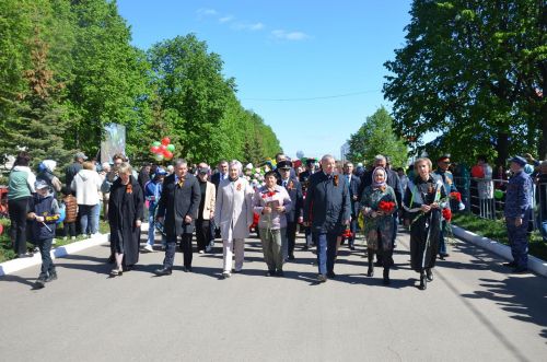 В Сарманово отметили 78-летие Великой Победы