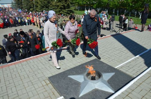 В Сарманово отметили 78-летие Великой Победы
