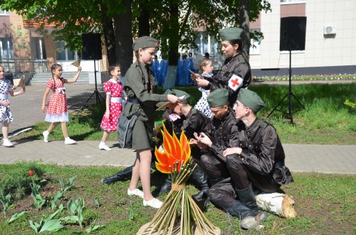 В Сарманово отметили 78-летие Великой Победы