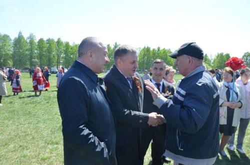 В Сарманово отметили 78-летие Великой Победы
