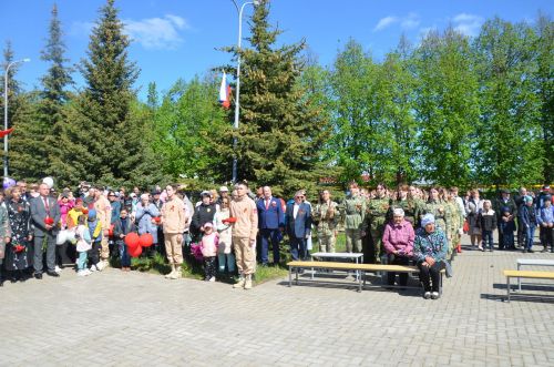 В Сарманово отметили 78-летие Великой Победы