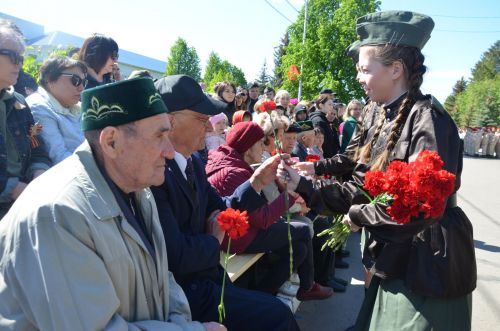 В Сарманово отметили 78-летие Великой Победы