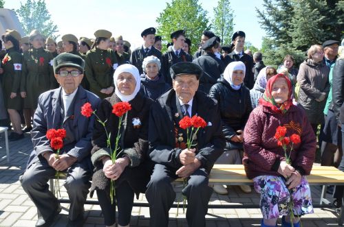 В Сарманово отметили 78-летие Великой Победы