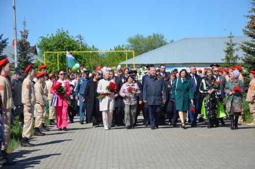 В Сарманово отметили 78-летие Великой Победы