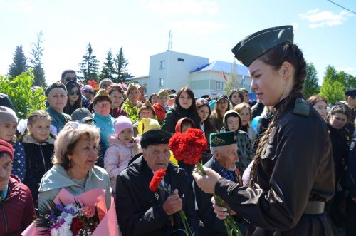 В Сарманово отметили 78-летие Великой Победы